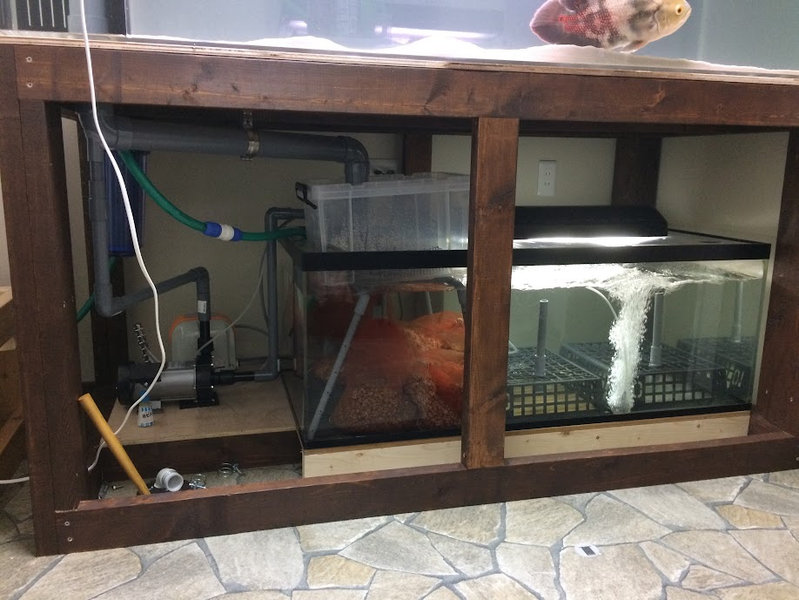 自作した濾過槽