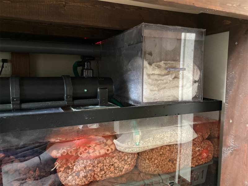 塩ビ板を使用して自作したウールボックス